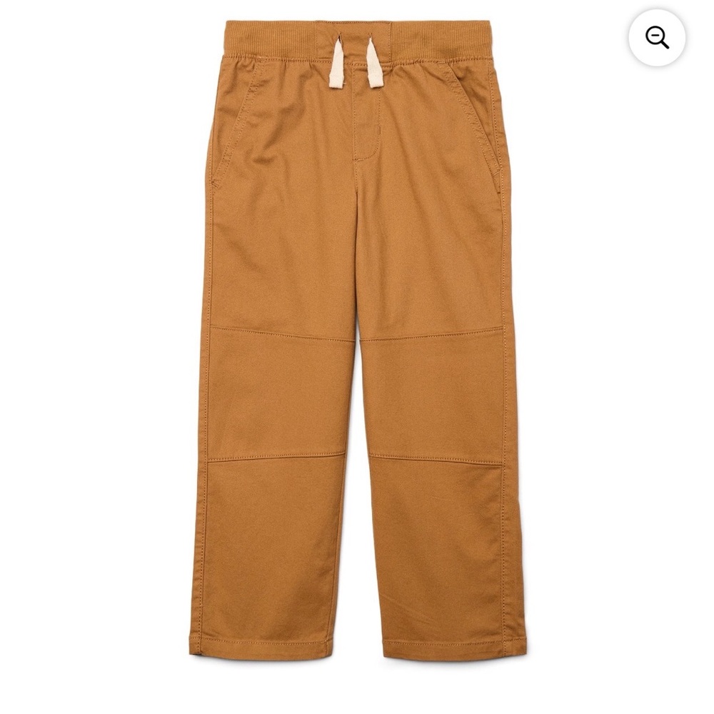 Wonder Nation Boys Trail Blazer Brown Pants with Drawstring Sz 10